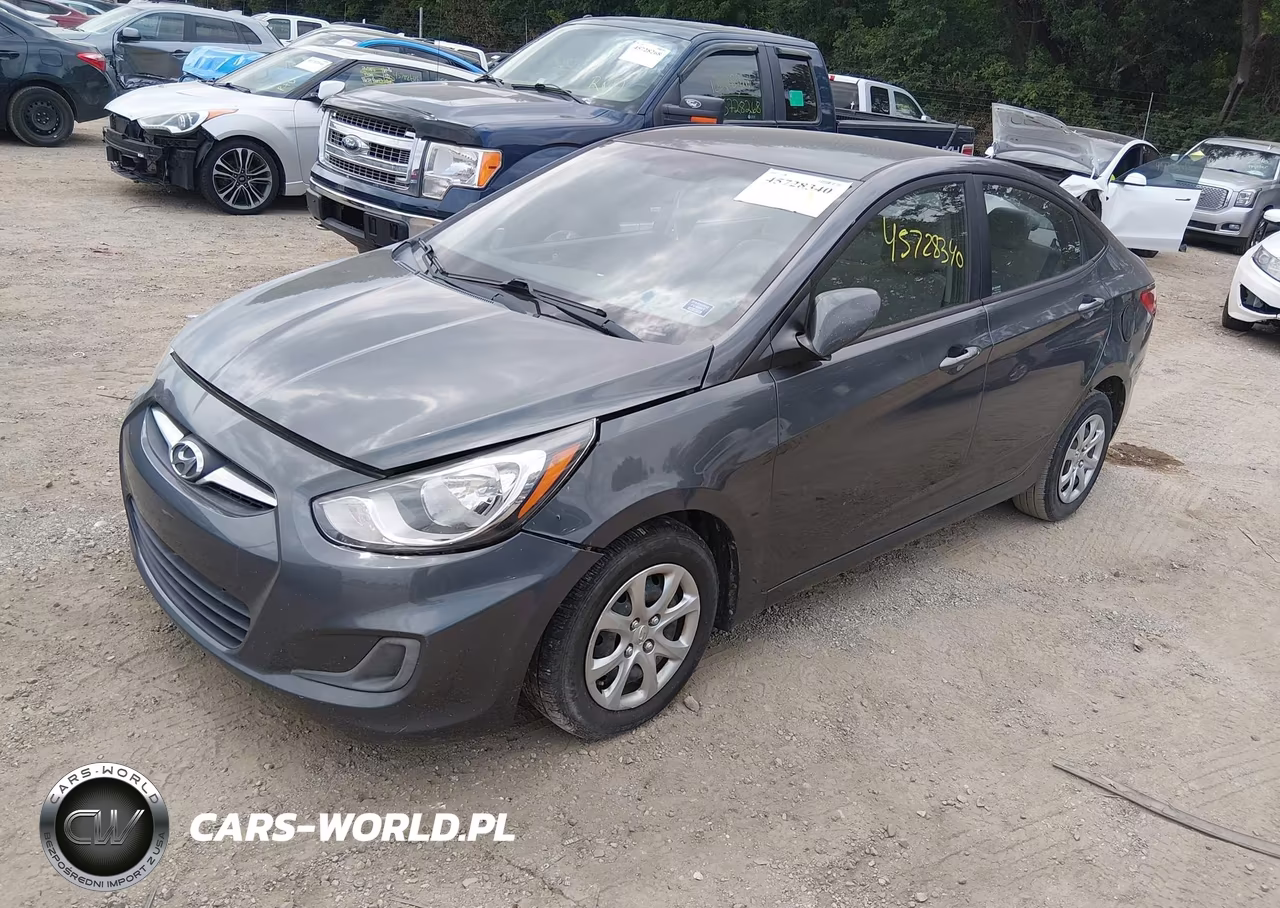 2013 Hyundai Accent Gls VIN:KMHCT4AE0DU349322 - 2