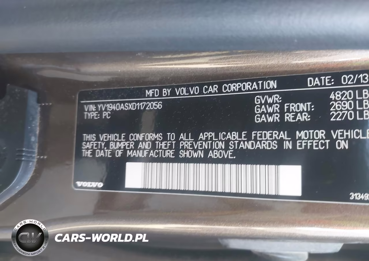 2013 Volvo S80 3.2L-3.2L Platinum-3.2L Premier Plus VIN:YV1940ASXD1172056 - 9