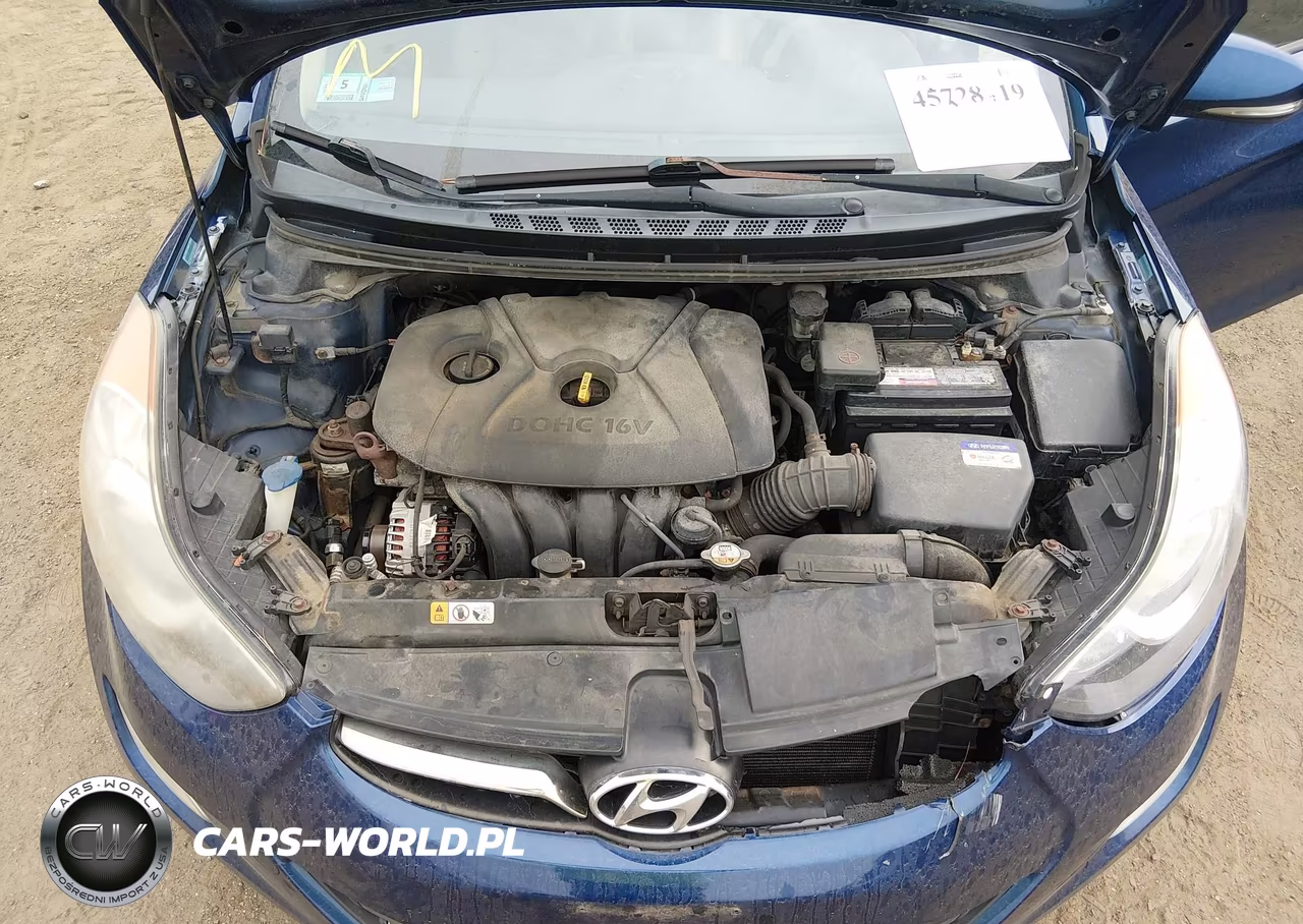 2013 Hyundai Elantra Limited VIN:KMHDH4AE6DU519544 - 10