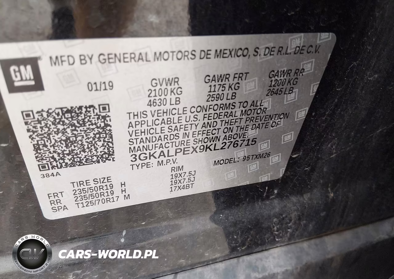 2019 GMC Terrain Slt VIN:3GKALPEX9KL276715 - 9