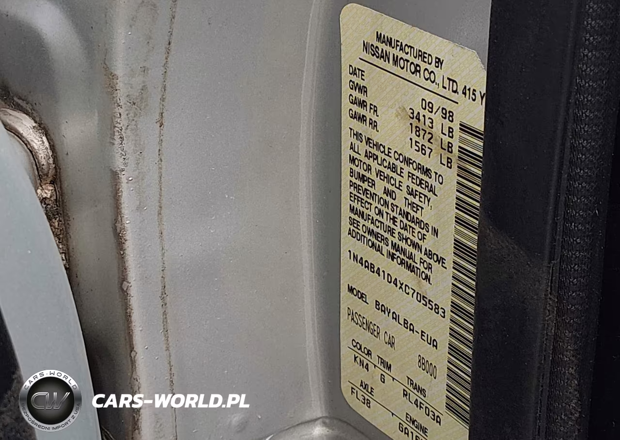1999 Nissan Sentra Gxe-Xe VIN:1N4AB41D4XC705583 - 9