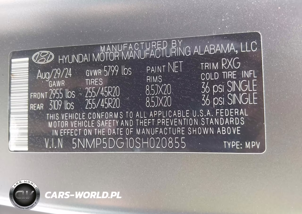 2025 Hyundai Santa Fe Hybrid Calligraphy VIN:5NMP5DG10SH020855 - 9