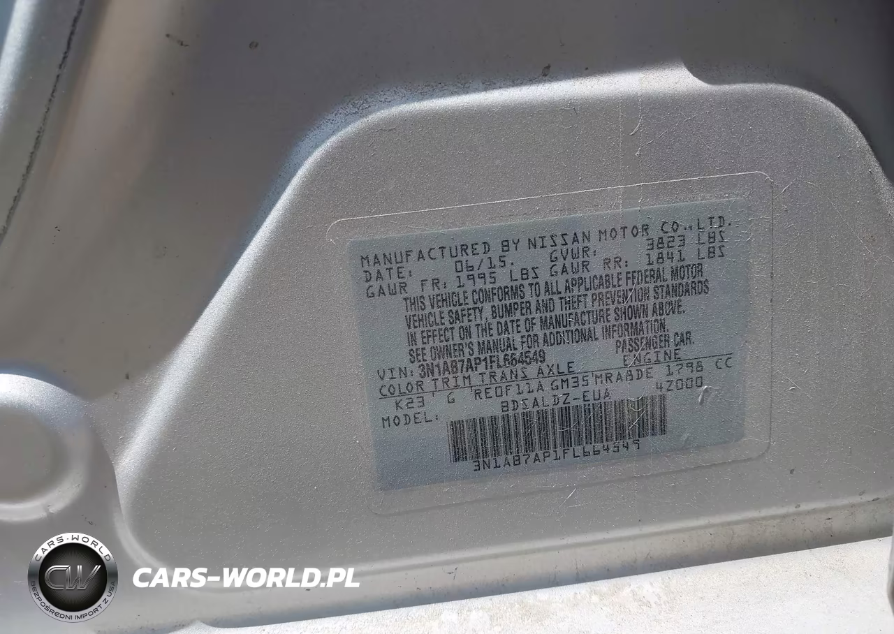 2015 Nissan Sentra Fe+ S-S-Sl-Sr-Sv VIN:3N1AB7AP1FL664549 - 9