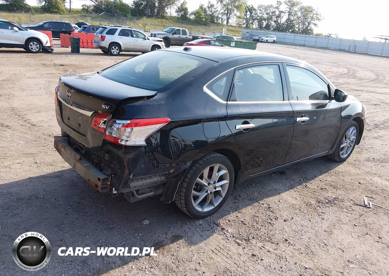 2015 Nissan Sentra Sv VIN:3N1AB7APXFL642081 - 4