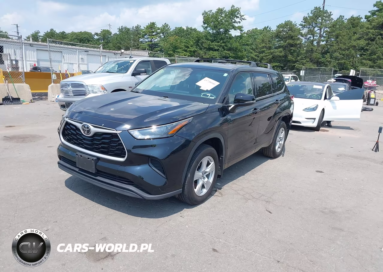 2022 Toyota Highlander L VIN:5TDCZRBH6NS584628 - 2