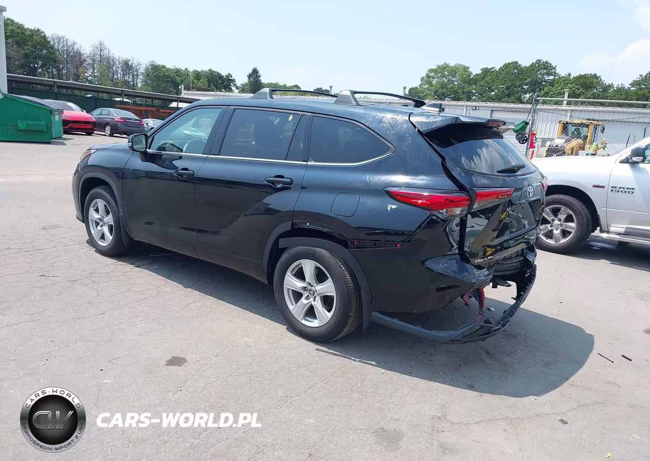 2022 Toyota Highlander L VIN:5TDCZRBH6NS584628 - 3