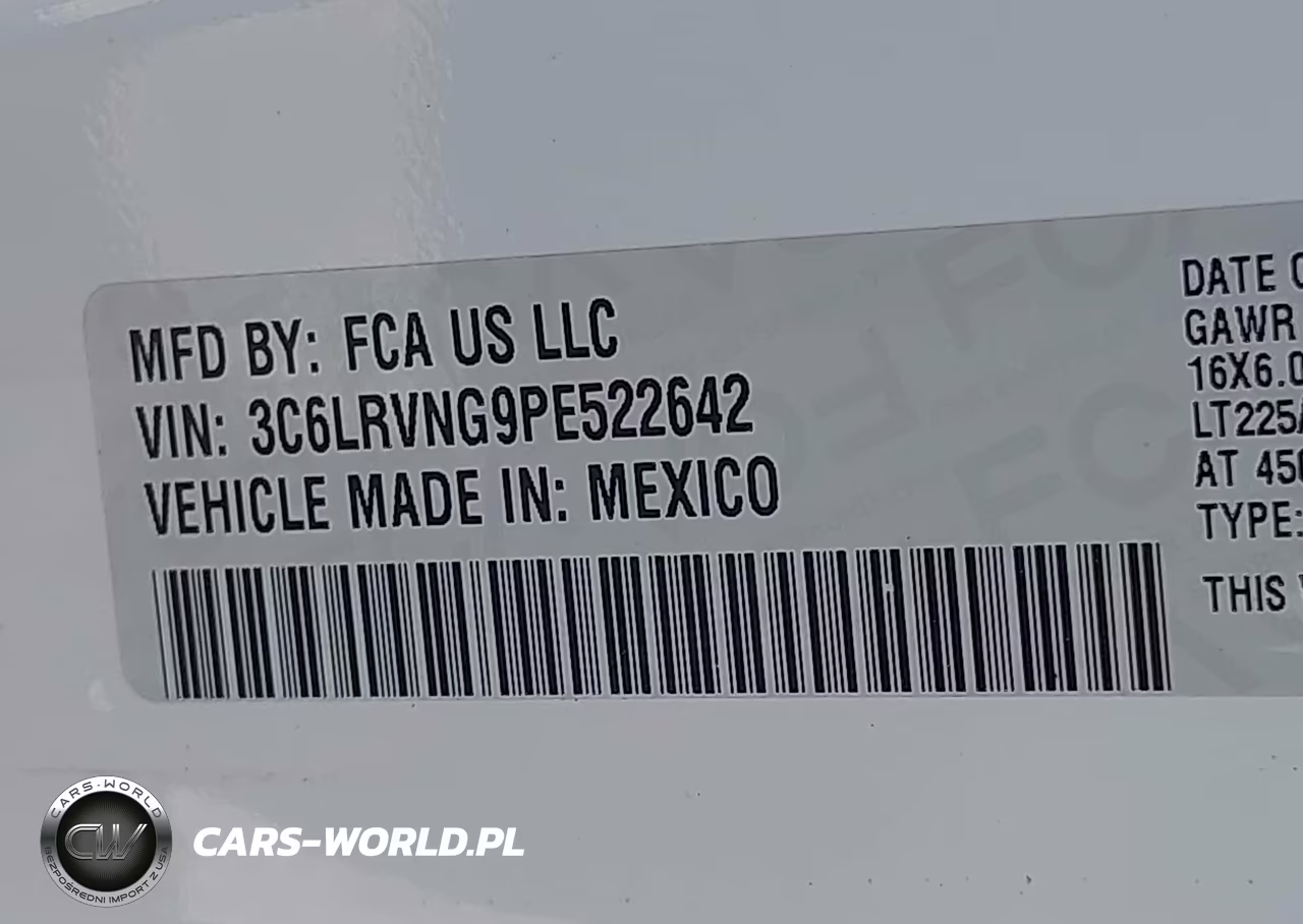 2023 Ram Promaster 1500 1500 Standard VIN:3C6LRVNG9PE522642 - 9