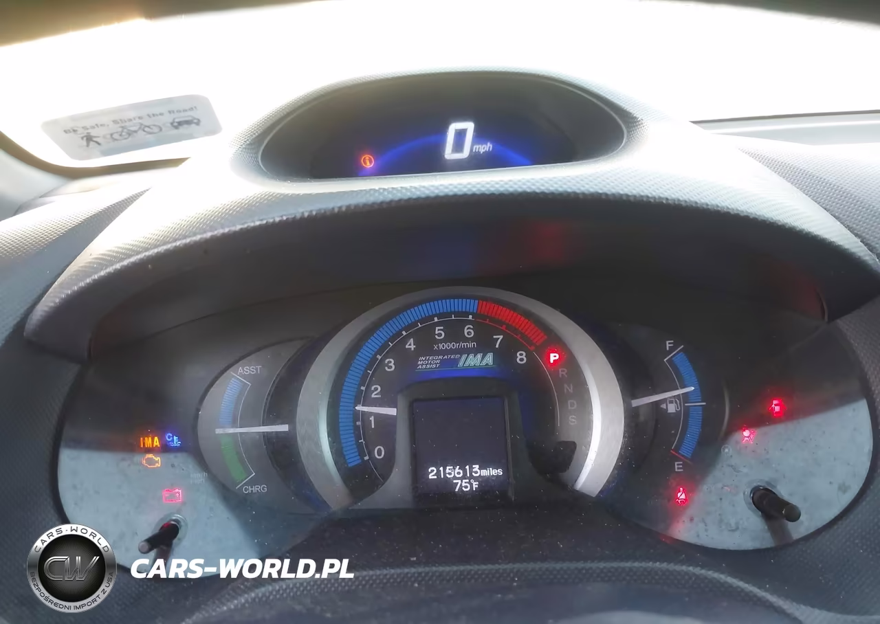2010 Honda Insight Ex VIN:JHMZE2H71AS010630 - 7