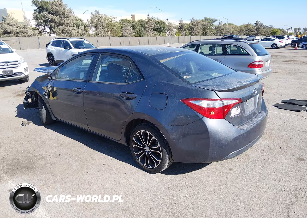 2015 Toyota Corolla S Plus VIN:5YFBURHEXFP274337 - 3