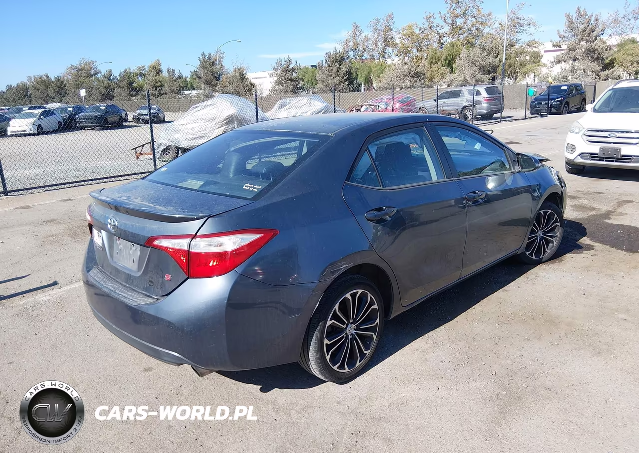 2015 Toyota Corolla S Plus VIN:5YFBURHEXFP274337 - 4