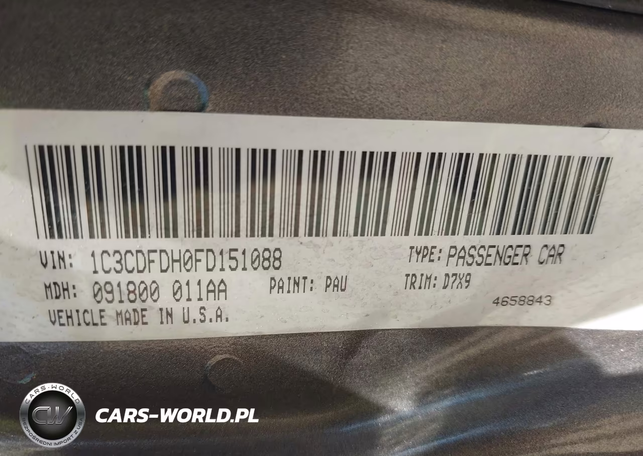 2015 Dodge Dart Aero VIN:1C3CDFDH0FD151088 - 9