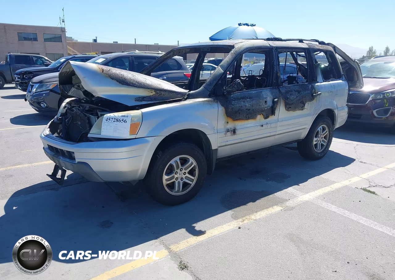2004 Honda Pilot Ex-L VIN:2HKYF18514H540599 - 2