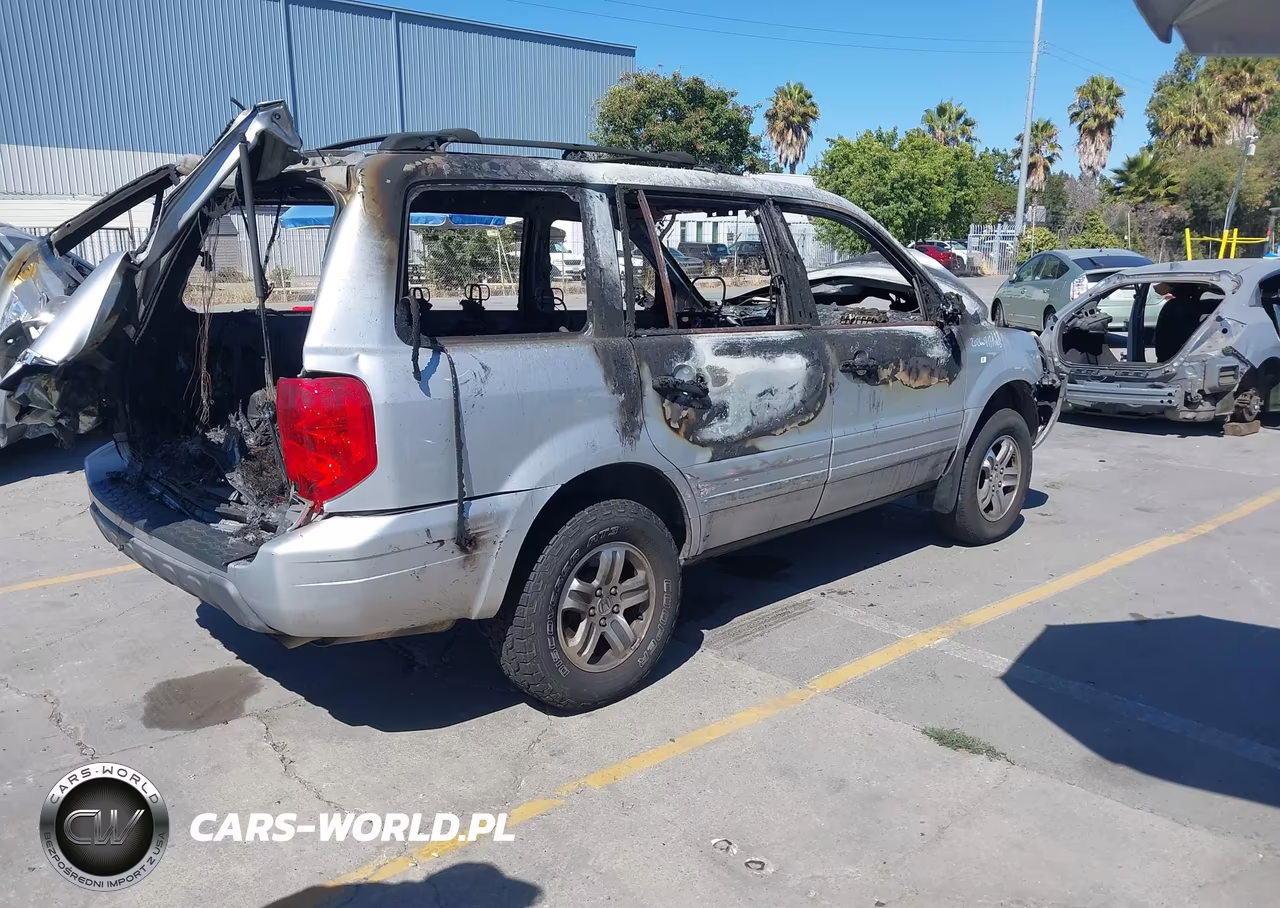 2004 Honda Pilot Ex-L VIN:2HKYF18514H540599 - 4
