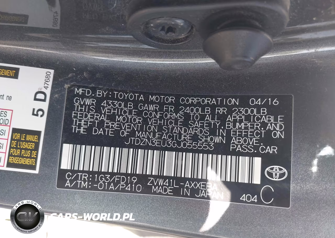 2016 Toyota Prius V Three VIN:JTDZN3EU3GJ055553 - 9