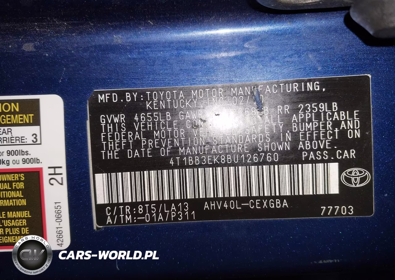 2011 Toyota Camry Hybrid VIN:4T1BB3EK8BU126760 - 9