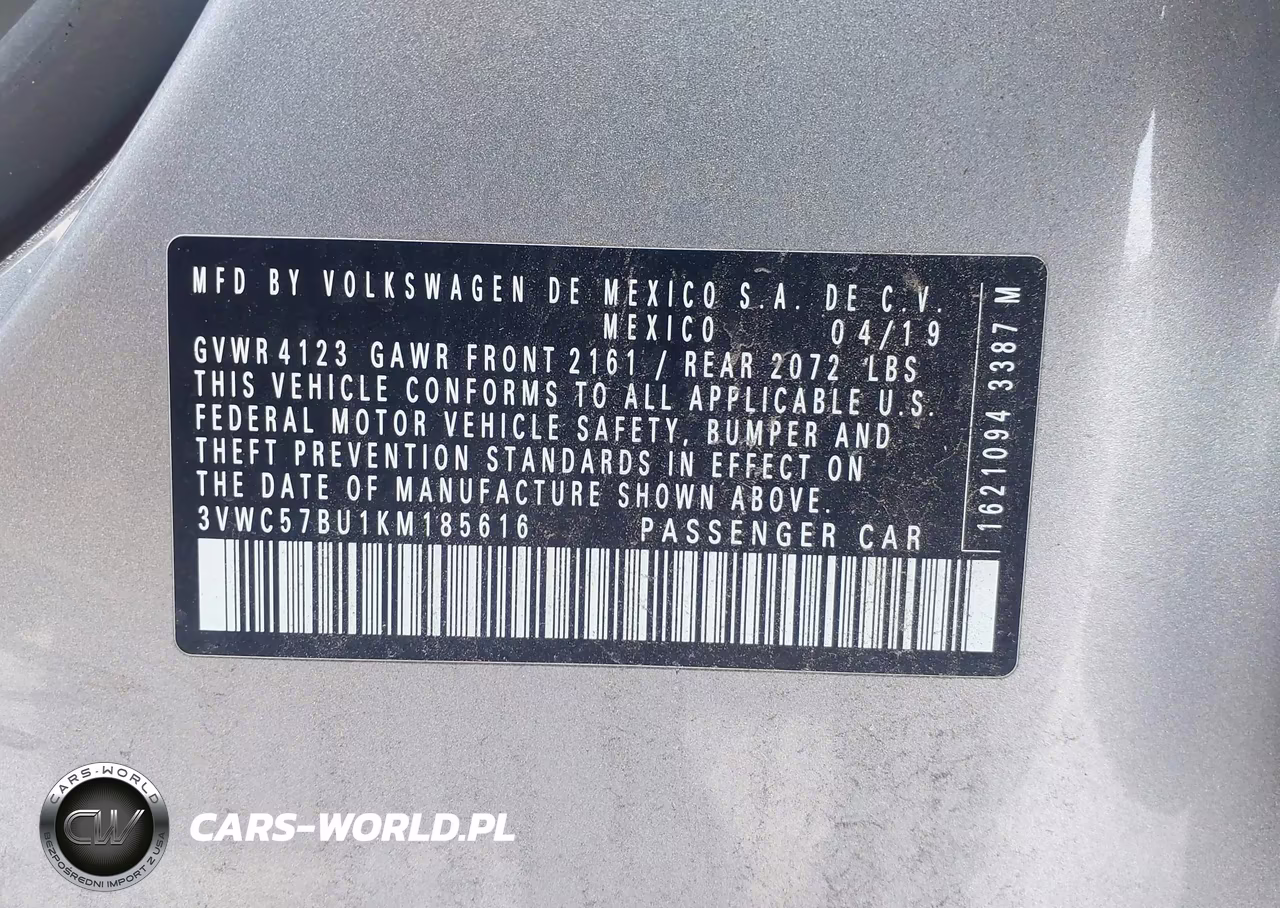 2019 Volkswagen Jetta 1.4T R-Line-1.4T S-1.4T Se VIN:3VWC57BU1KM185616 - 9