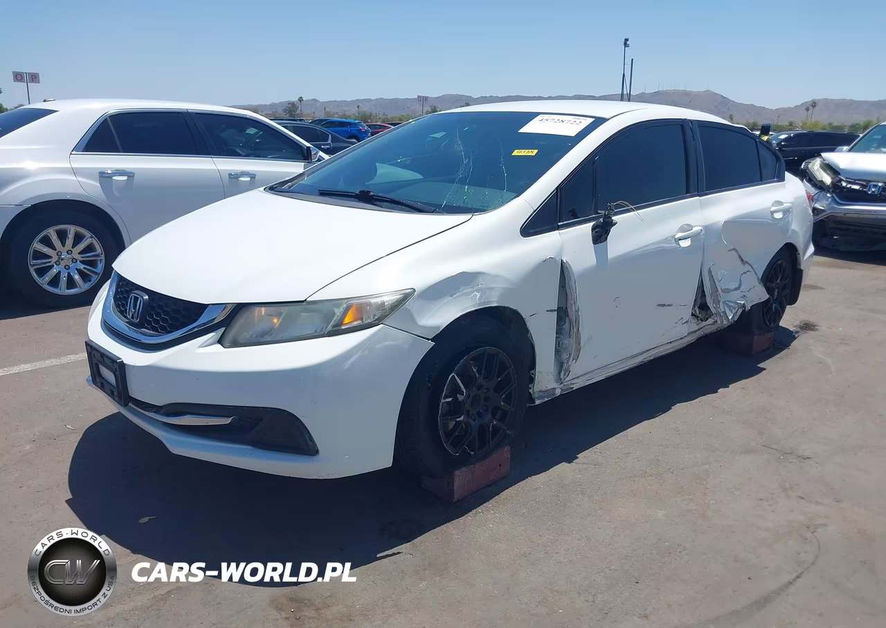 2013 Honda Civic Lx VIN:2HGFB2F57DH522064 - 2