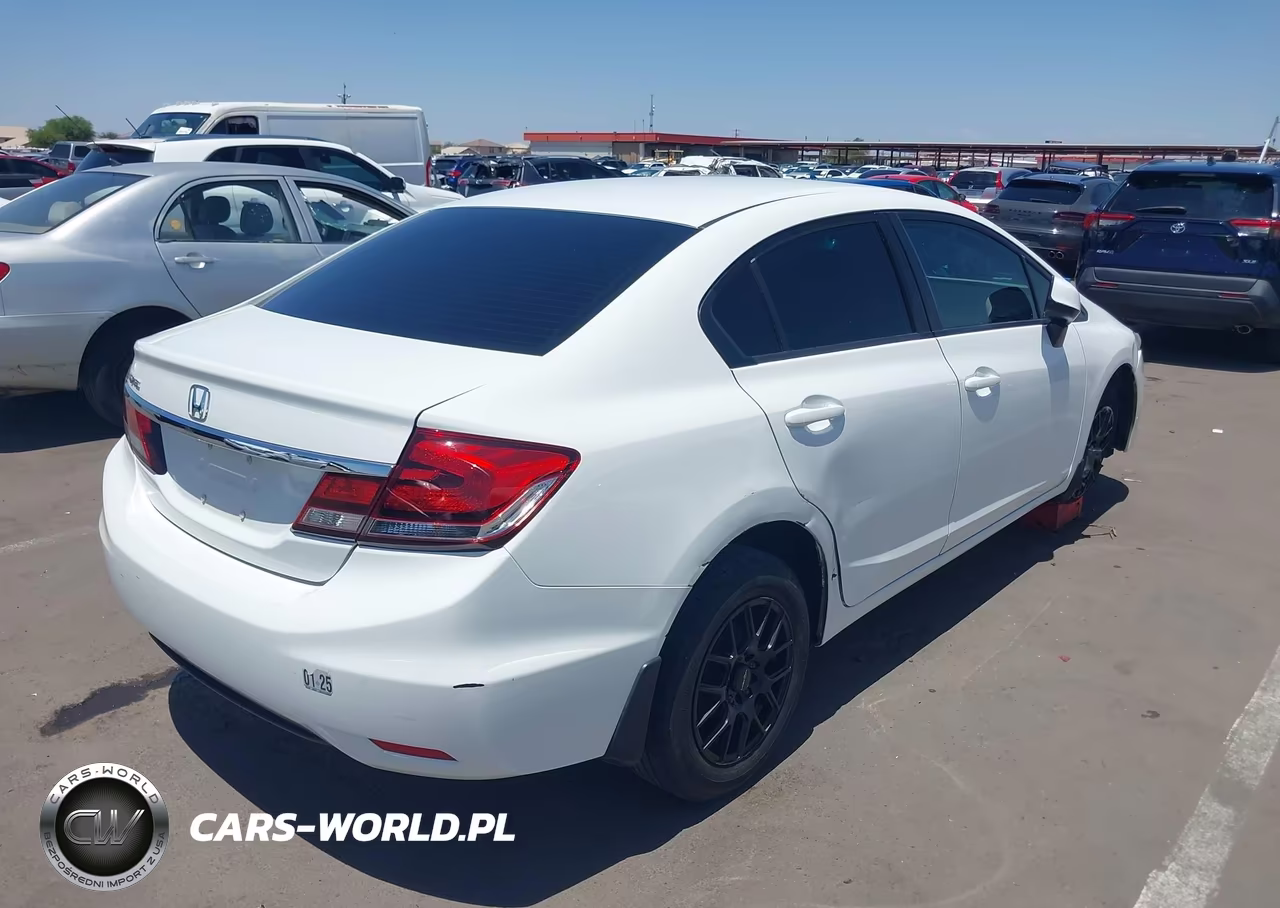2013 Honda Civic Lx VIN:2HGFB2F57DH522064 - 4