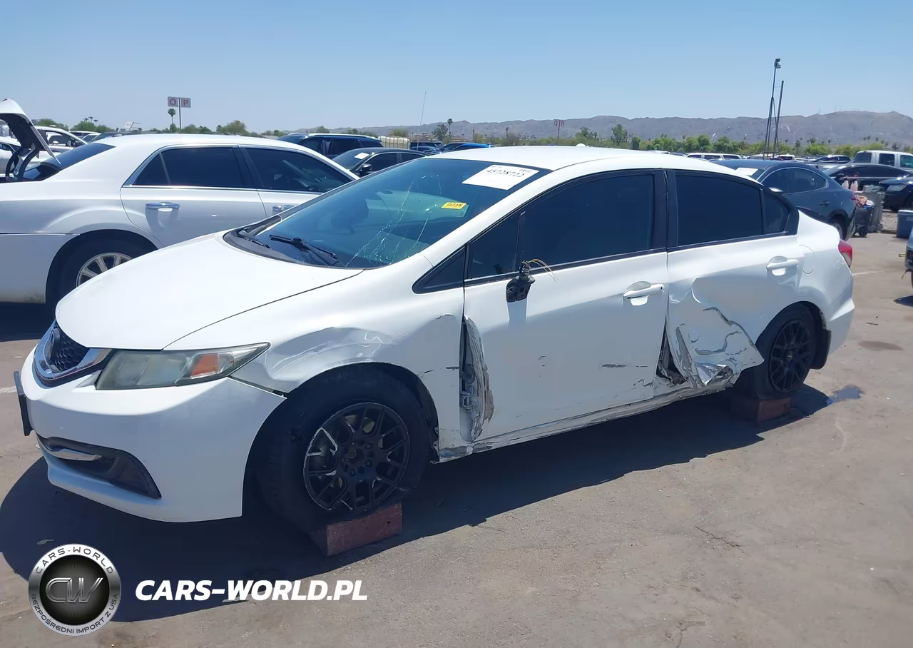 2013 Honda Civic Lx VIN:2HGFB2F57DH522064 - 6