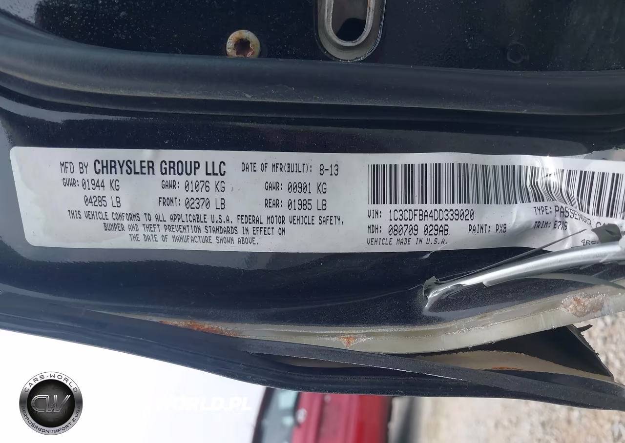 2013 Dodge Dart Sxt VIN:1C3CDFBA4DD339020 - 9