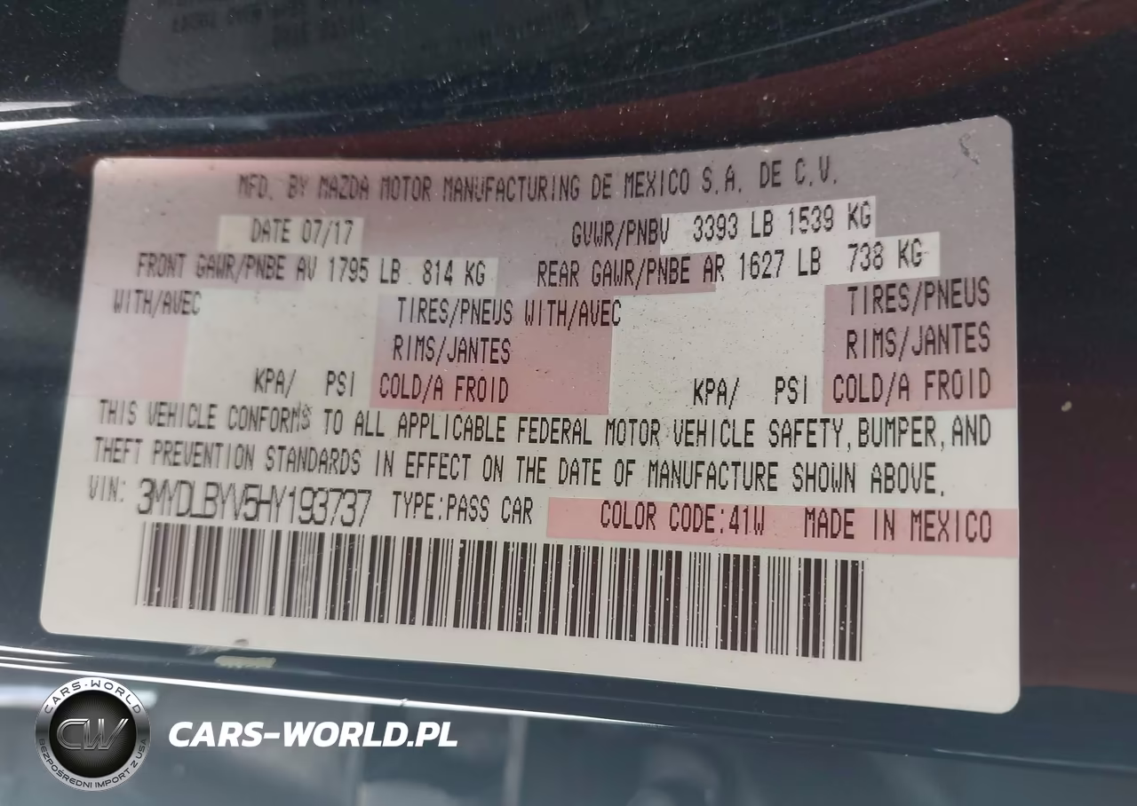 2017 Toyota Yaris Ia VIN:3MYDLBYV5HY193737 - 9