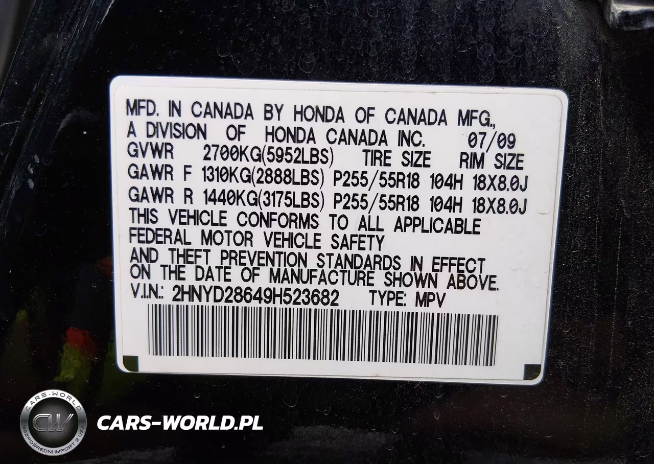 2009 Acura Mdx Technology Package VIN:2HNYD28649H523682 - 9