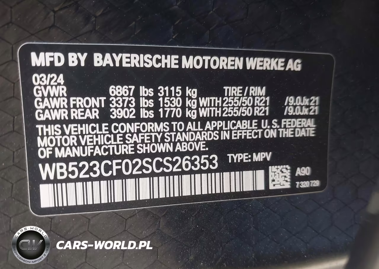 2025 BMW Ix xDrive50 VIN:WB523CF02SCS26353 - 9