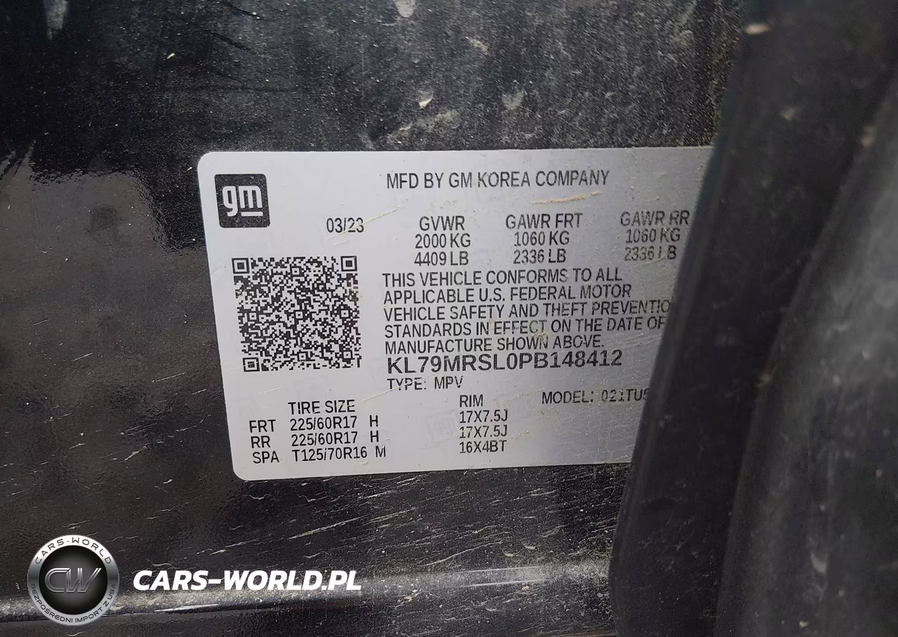 2023 Chevrolet Trailblazer Awd Lt VIN:KL79MRSL0PB148412 - 9