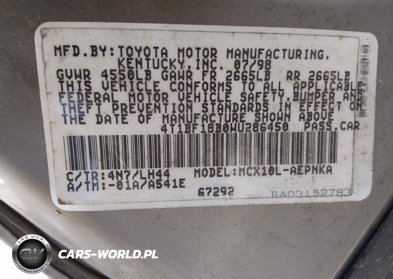 1998 Toyota Avalon Xl VIN:4T1BF18B0WU286450 - 9