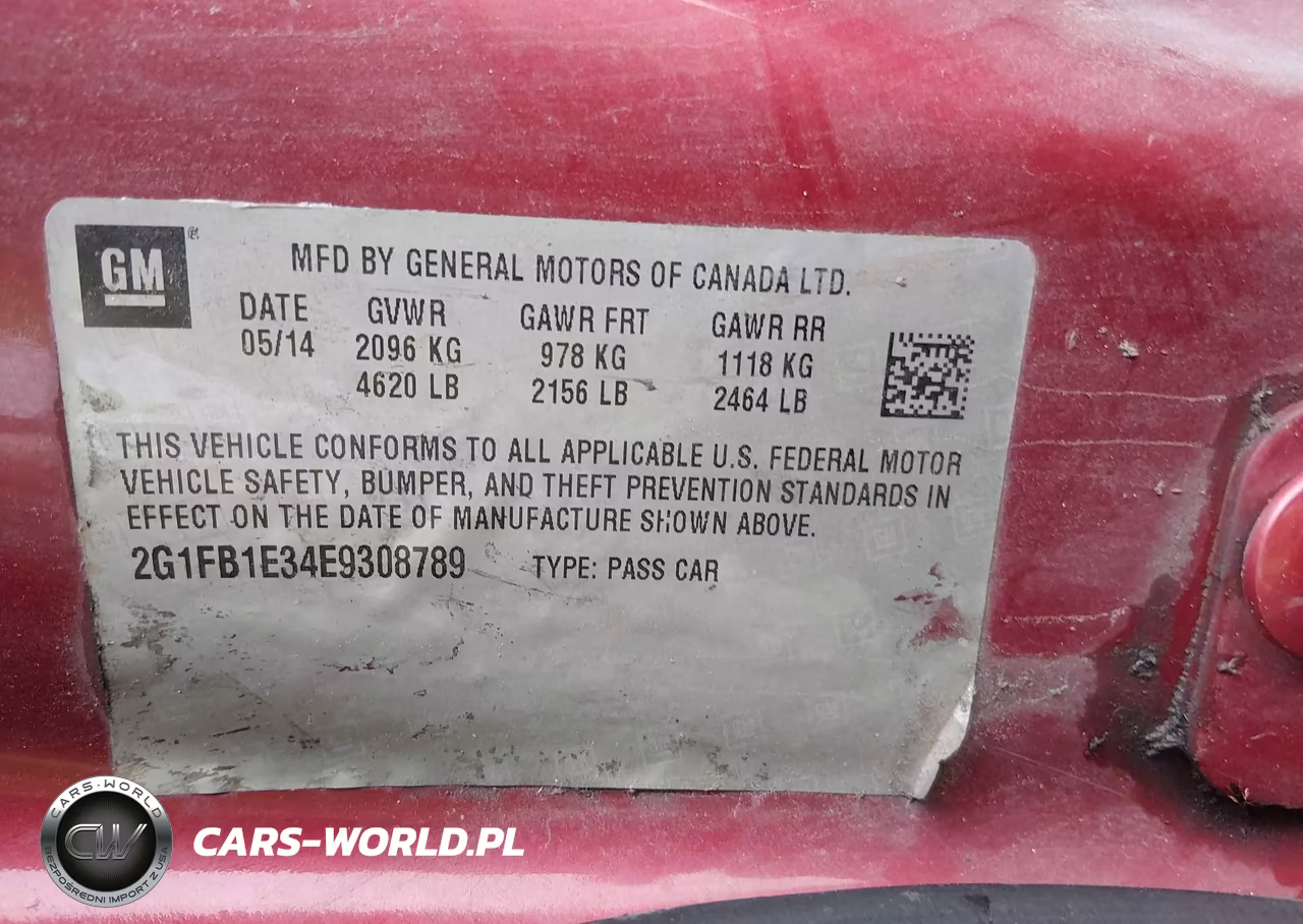 2014 Chevrolet Camaro 1Lt VIN:2G1FB1E34E9308789 - 9