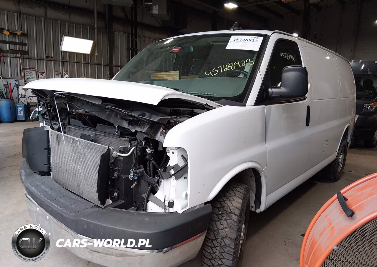 2020 Chevrolet Express Cargo Rwd 2500 Regular Wheelbase Wt VIN:1GCWGAFP9L1258015 - 2