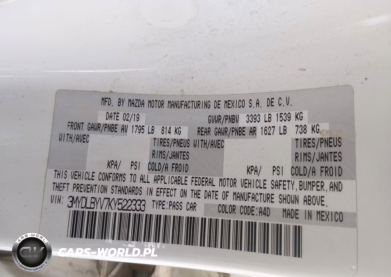 2019 Toyota Yaris Le VIN:3MYDLBYV7KY522333 - 9