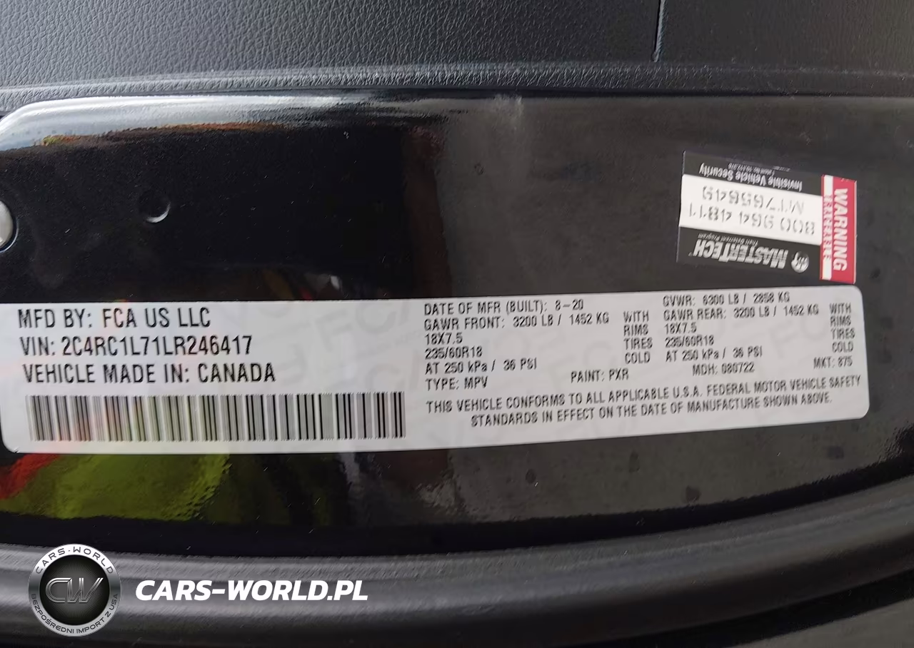 2020 Chrysler Pacifica Hybrid Touring L VIN:2C4RC1L71LR246417 - 9