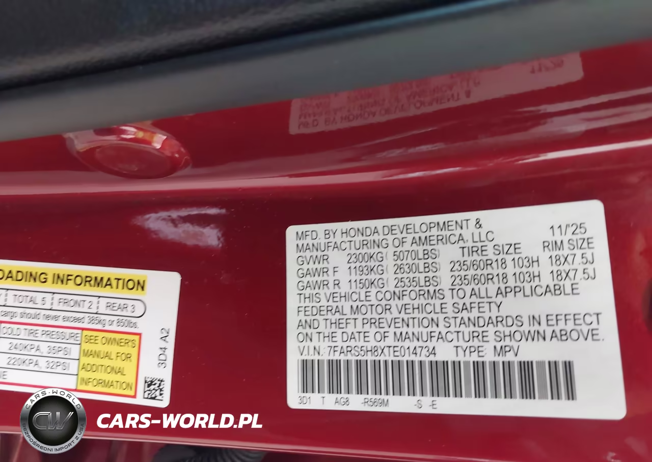 2026 Honda Cr-V Hybrid 2Wd Sport-L VIN:7FARS5H8XTE014734 - 9