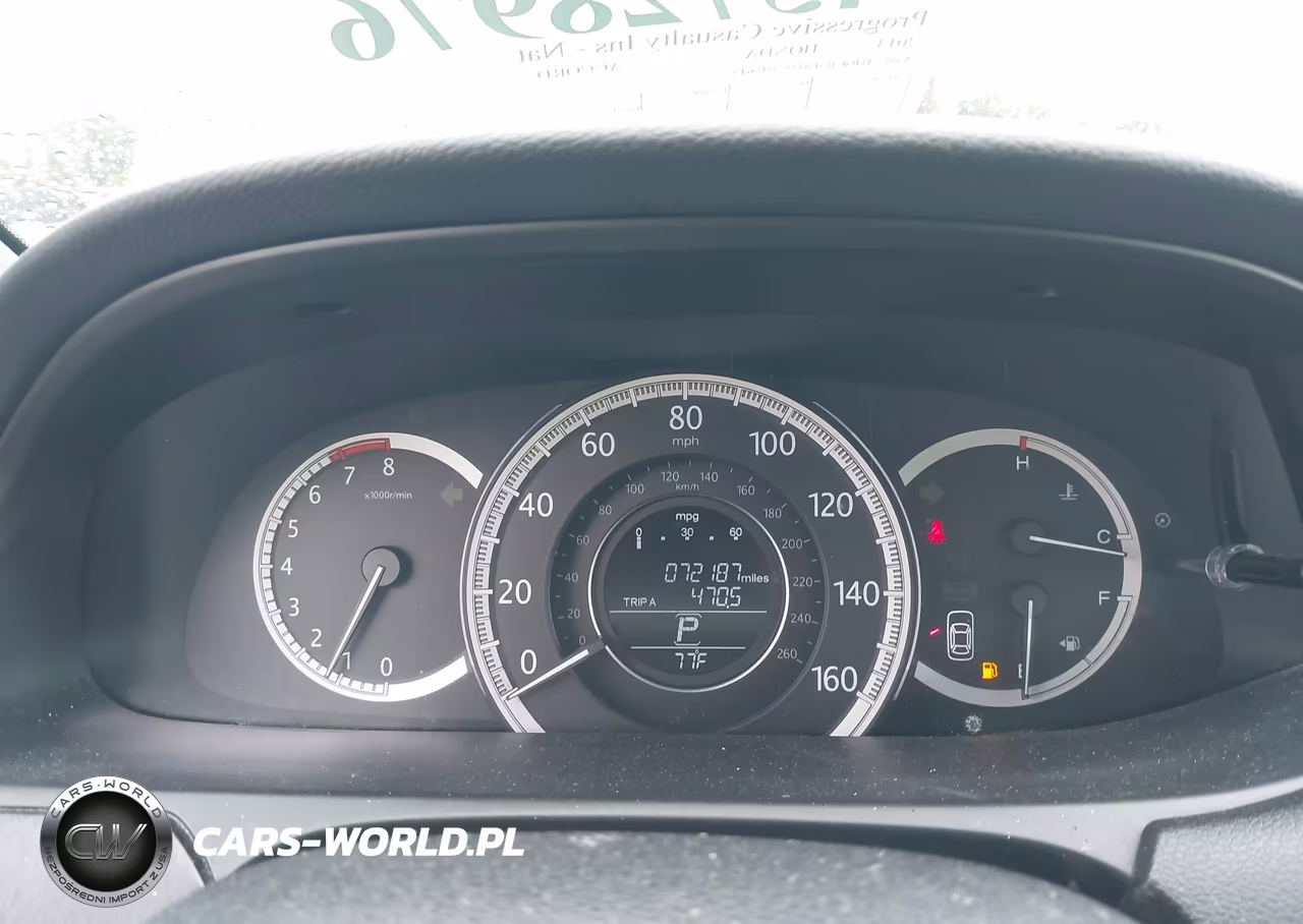 2013 Honda Accord Ex-L V-6 VIN:1HGCR3F81DA045645 - 7