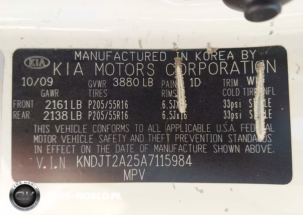 2010 Kia Soul + VIN:KNDJT2A25A7115984 - 9
