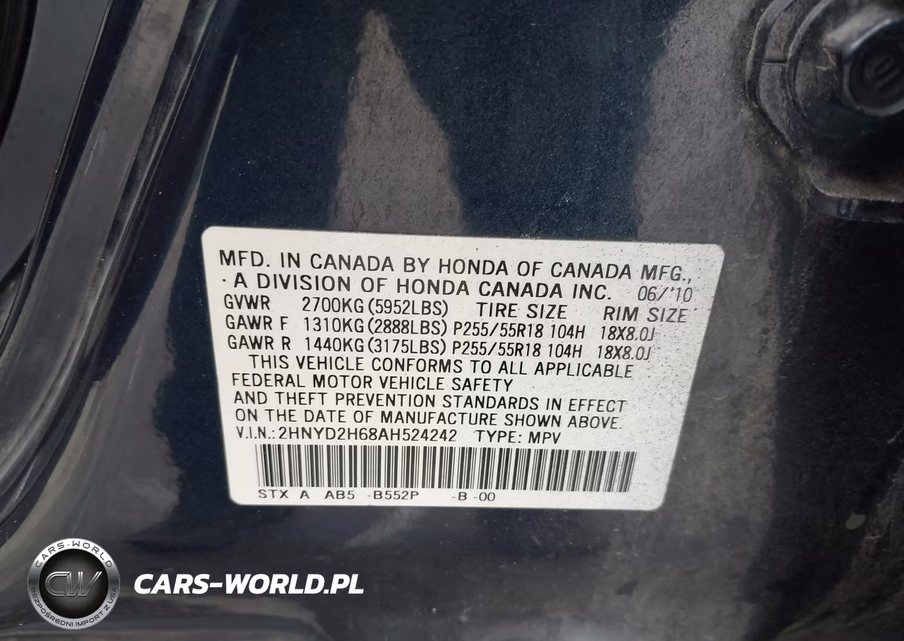 2010 Acura Mdx Technology Package VIN:2HNYD2H68AH524242 - 9