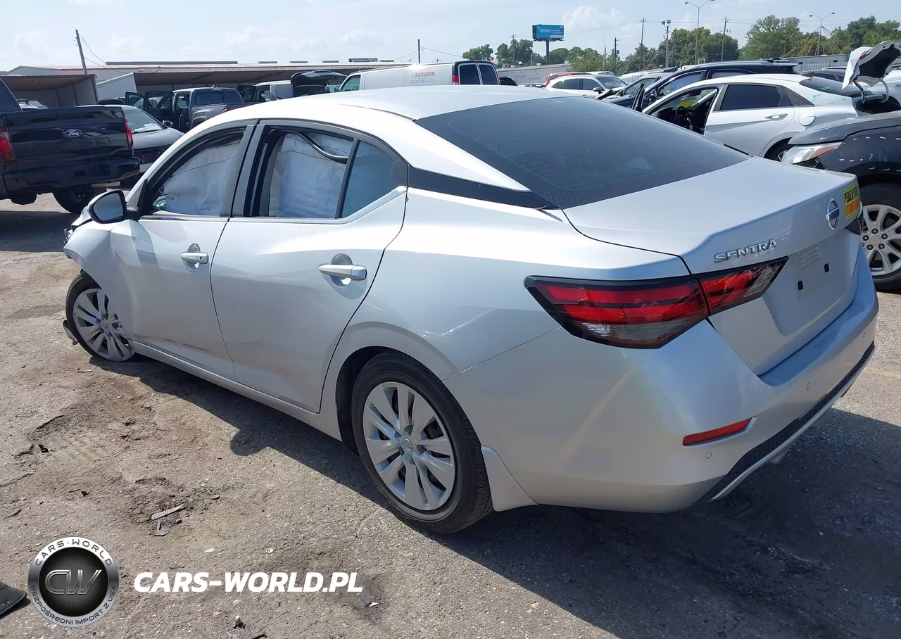 2021 Nissan Sentra S Xtronic Cvt VIN:3N1AB8BV8MY274549 - 3