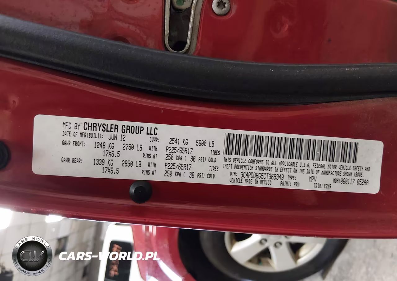 2012 Dodge Journey Sxt VIN:3C4PDDBG5CT369349 - 9