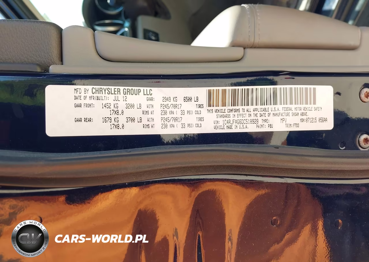 2013 Jeep Grand Cherokee Laredo VIN:1C4RJFAG6DC518928 - 9
