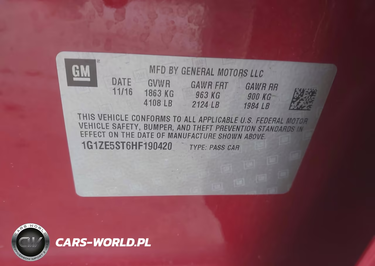 2017 Chevrolet Malibu 1Lt VIN:1G1ZE5ST6HF190420 - 9