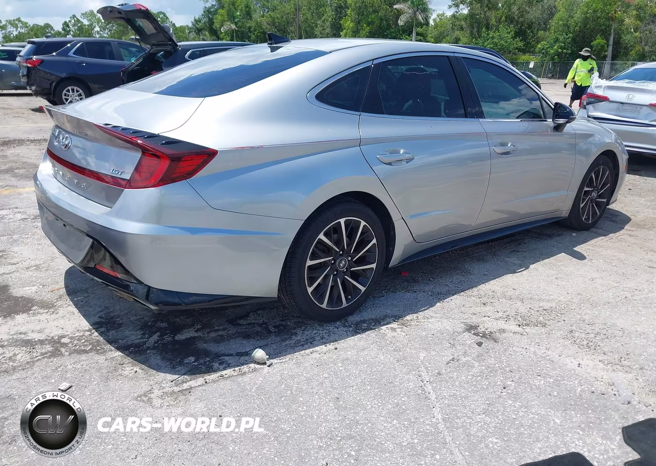 2020 Hyundai Sonata Sel Plus VIN:5NPEJ4J25LH017166 - 4
