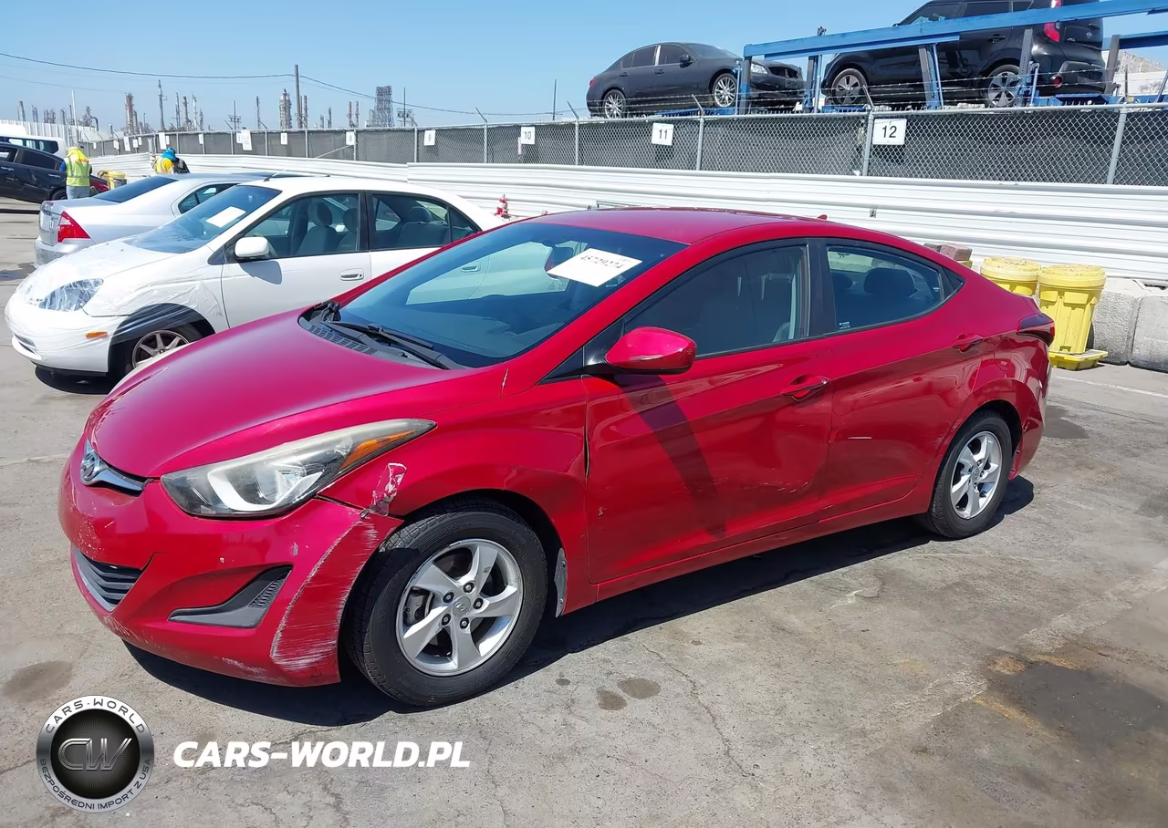 2014 Hyundai Elantra Se VIN:KMHDH4AE8EU161090 - 2