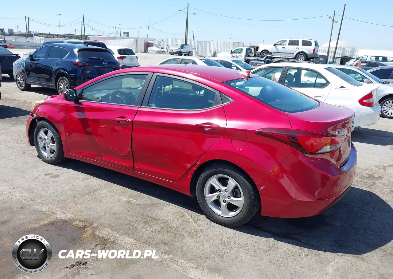 2014 Hyundai Elantra Se VIN:KMHDH4AE8EU161090 - 3