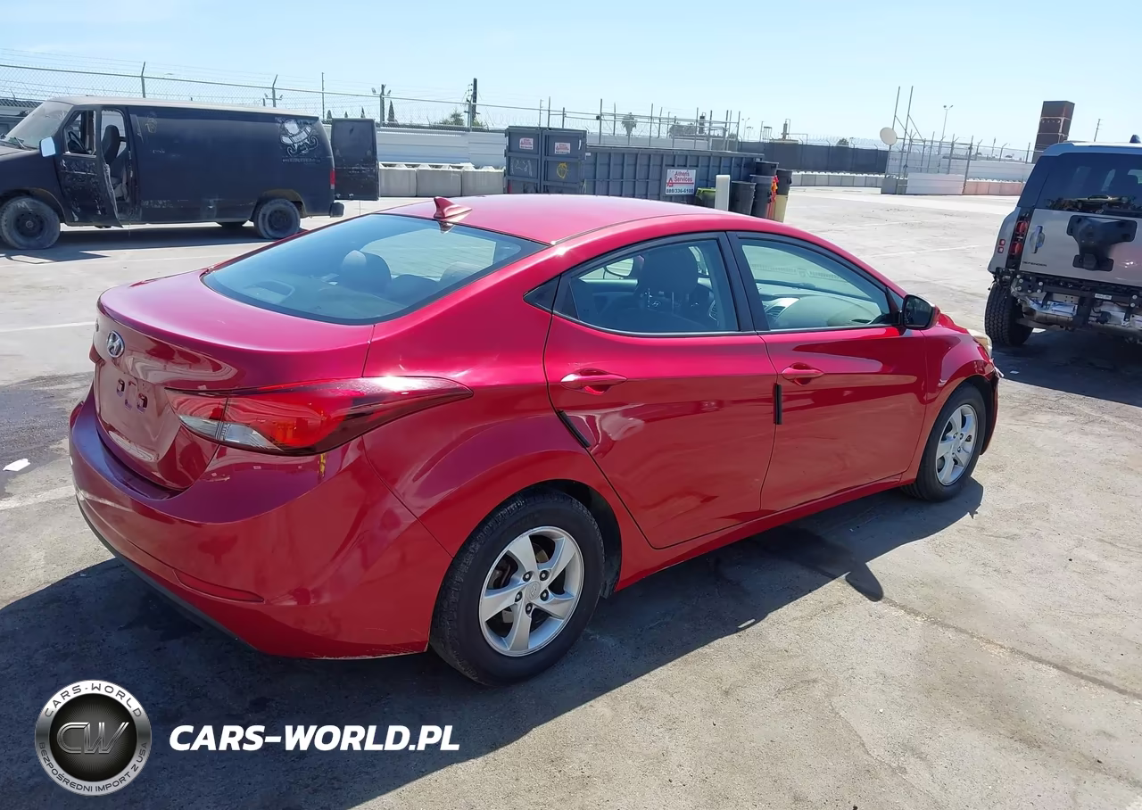 2014 Hyundai Elantra Se VIN:KMHDH4AE8EU161090 - 4