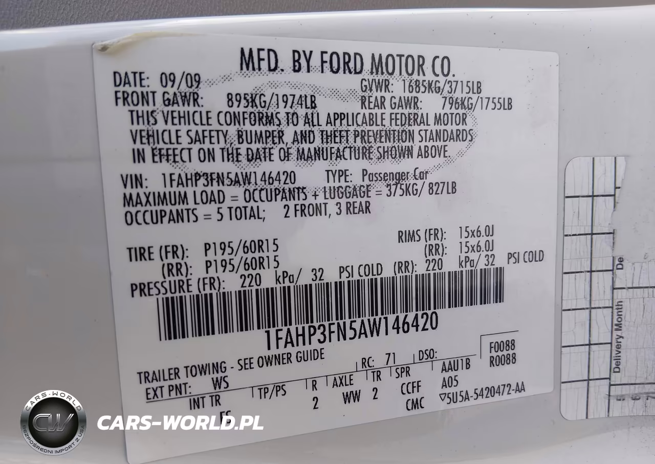 2010 Ford Focus Se VIN:1FAHP3FN5AW146420 - 9
