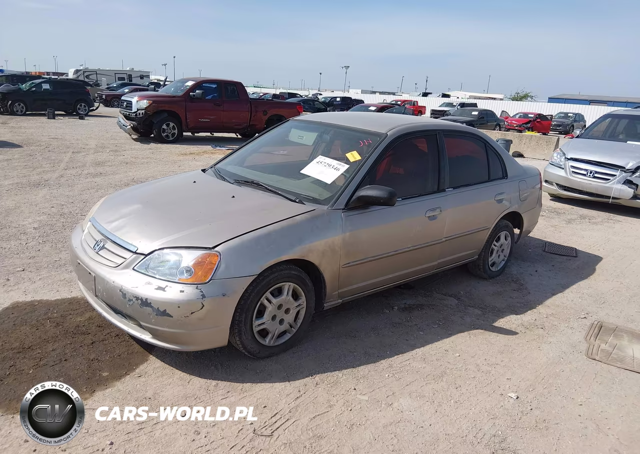 2002 Honda Civic Lx VIN:2HGES16512H575295 - 2