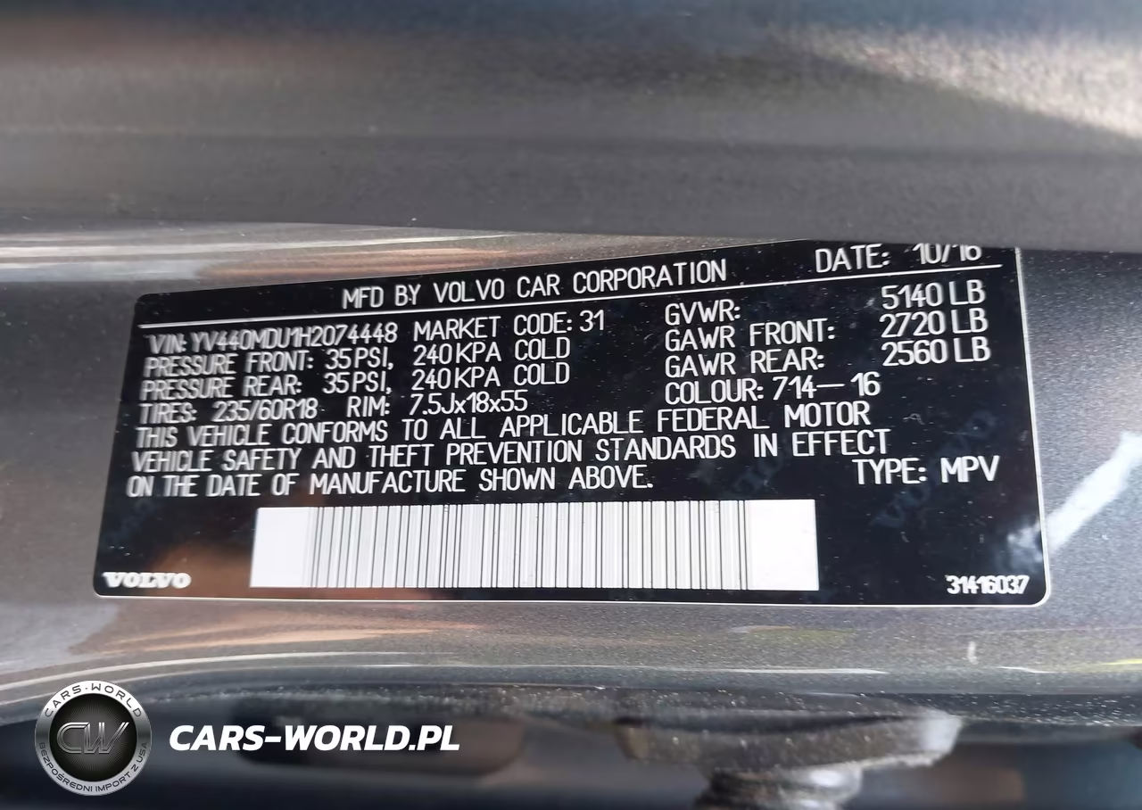 2017 Volvo Xc60 T5 Inscription VIN:YV440MDU1H2074448 - 9