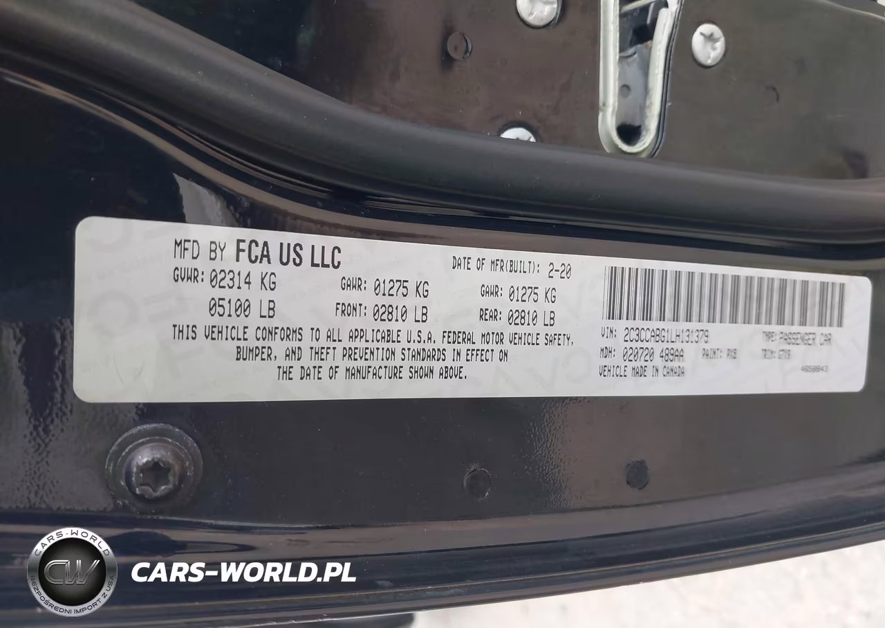 2020 Chrysler 300 300S VIN:2C3CCABG1LH131379 - 9