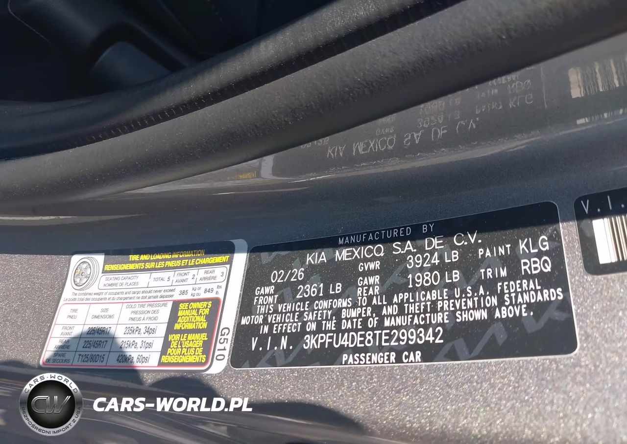 2026 Kia K4 Ex VIN:3KPFU4DE8TE299342 - 8